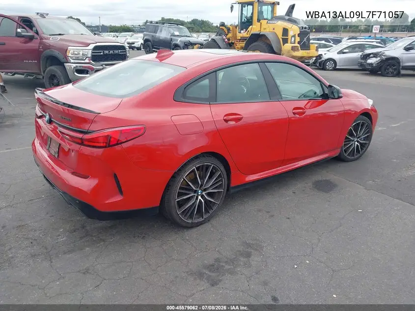 2020 BMW M235I Gran Coupe xDrive VIN: WBA13AL09L7F71057 Lot: 45579062