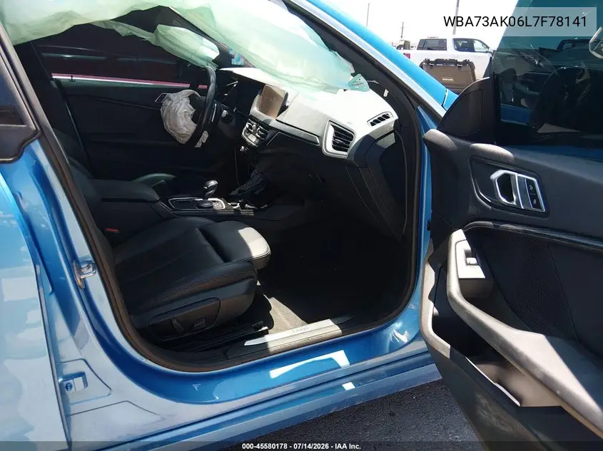 2020 BMW 228I Gran Coupe xDrive VIN: WBA73AK06L7F78141 Lot: 45580178