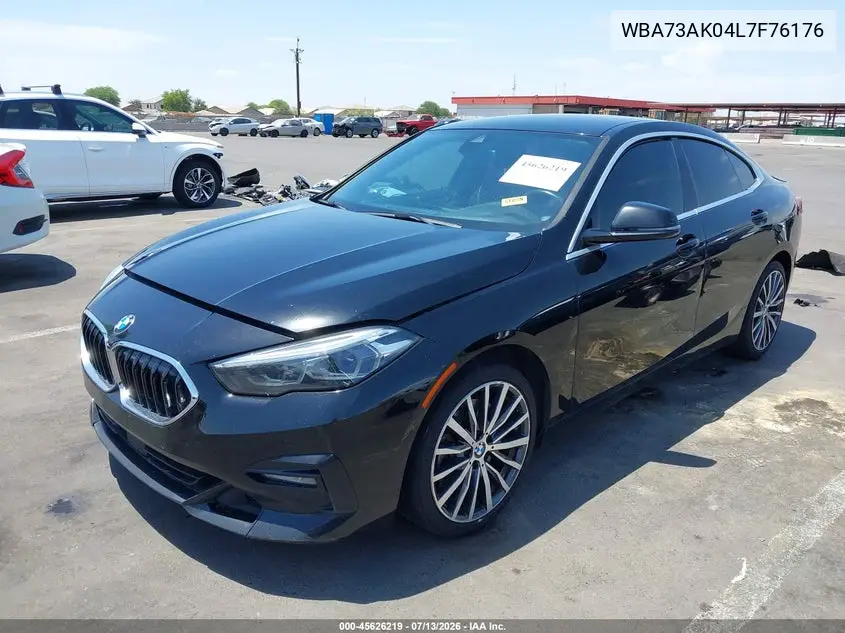 2020 BMW 228I Gran Coupe xDrive VIN: WBA73AK04L7F76176 Lot: 45626219