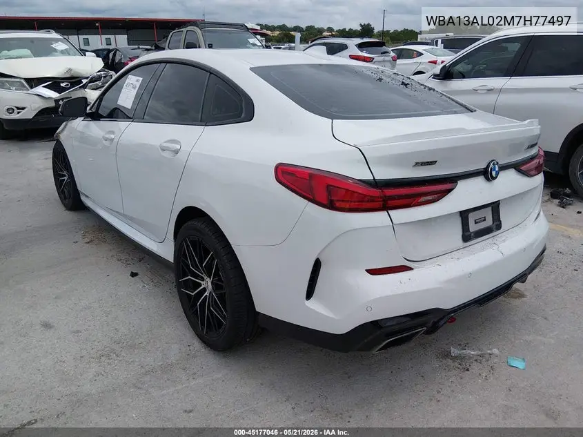 2021 BMW M235I Gran Coupe xDrive VIN: WBA13AL02M7H77497 Lot: 45177046