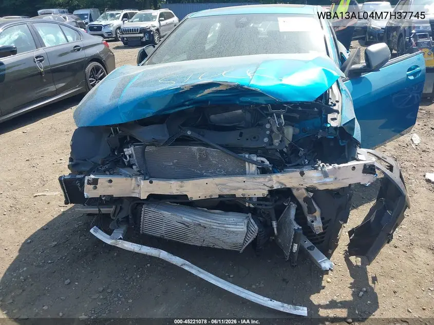 2021 BMW M235I Gran Coupe xDrive VIN: WBA13AL04M7H37745 Lot: 45221078