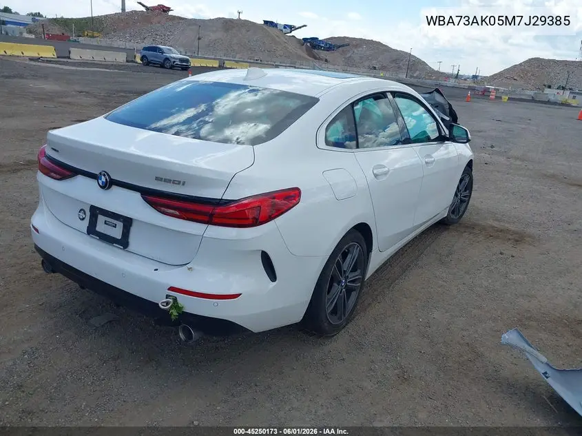 2021 BMW 228I Gran Coupe xDrive VIN: WBA73AK05M7J29385 Lot: 45250173