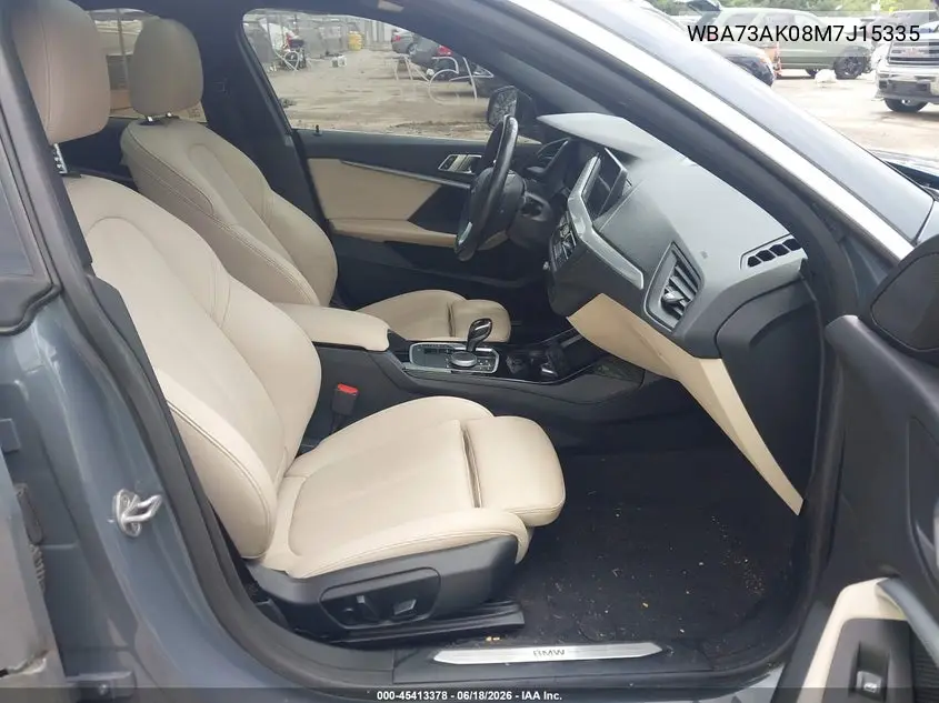 2021 BMW 228I Gran Coupe xDrive VIN: WBA73AK08M7J15335 Lot: 45413378