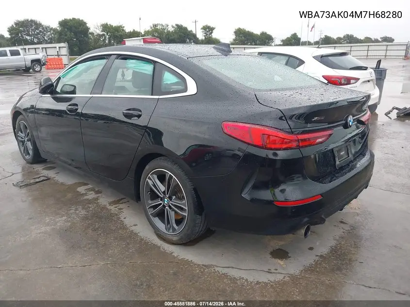 2021 BMW 228I Gran Coupe xDrive VIN: WBA73AK04M7H68280 Lot: 45581886