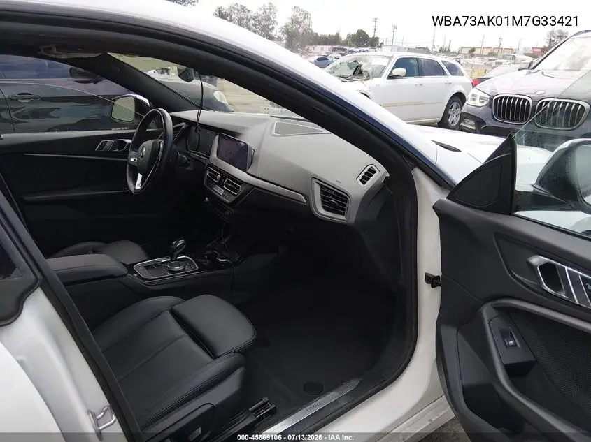 2021 BMW 228I Gran Coupe xDrive VIN: WBA73AK01M7G33421 Lot: 45609106