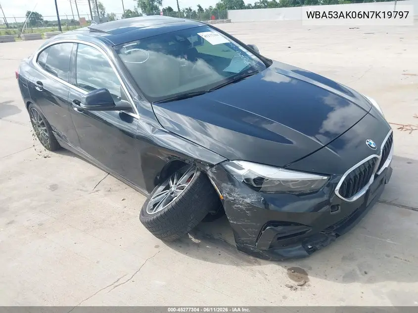 2022 BMW 228 Gran Coupe I Sdrive VIN: WBA53AK06N7K19797 Lot: 45277304