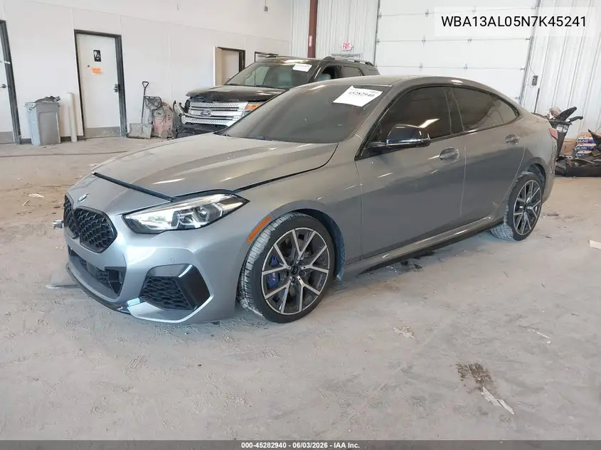 2022 BMW M235 Gran Coupe I xDrive VIN: WBA13AL05N7K45241 Lot: 45282940