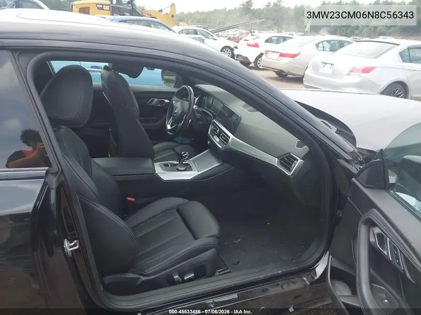 2022 BMW 230 I VIN: 3MW23CM06N8C56343 Lot: 45533486