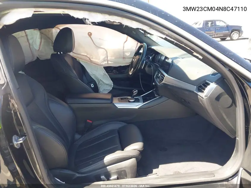 2022 BMW 230 I VIN: 3MW23CM04N8C47110 Lot: 45551479