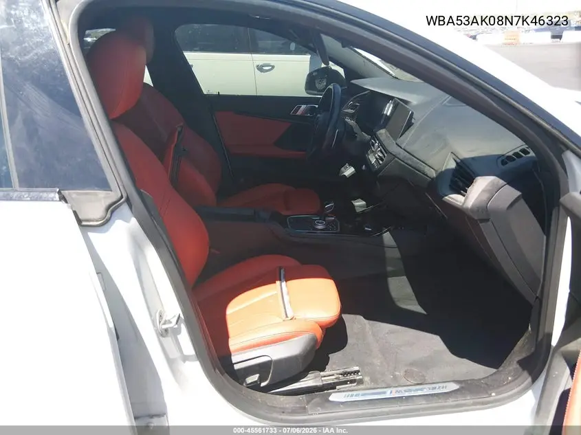 2022 BMW 228 Gran Coupe I Sdrive VIN: WBA53AK08N7K46323 Lot: 45561733