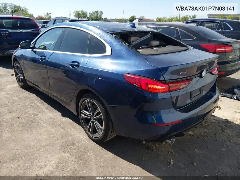 2023 BMW 228 Gran Coupe I xDrive VIN: WBA73AK01P7N03141 Lot: 45179868