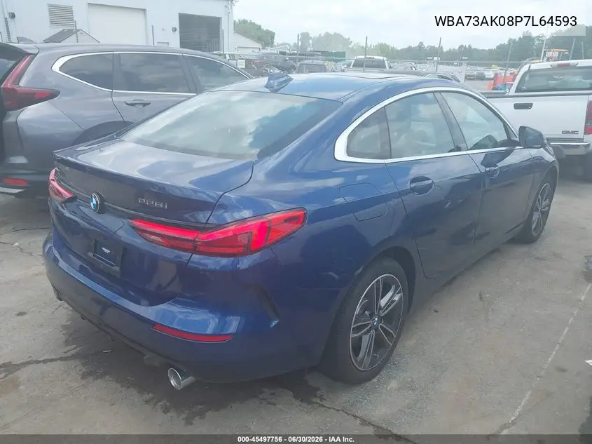 2023 BMW 228 Gran Coupe I xDrive VIN: WBA73AK08P7L64593 Lot: 45497756