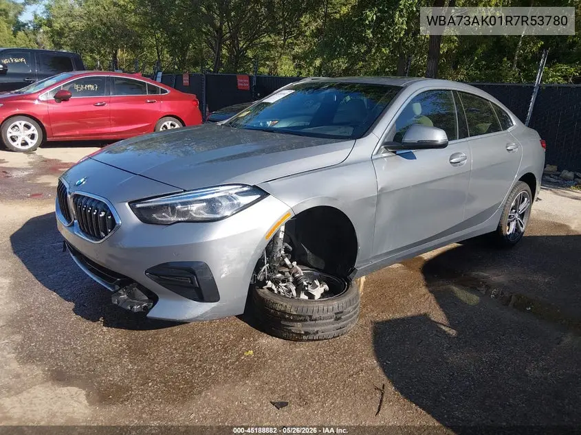 2024 BMW 228I Gran Coupe xDrive VIN: WBA73AK01R7R53780 Lot: 45188882