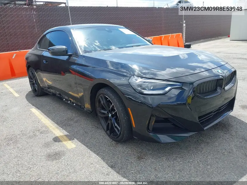 2024 BMW 230I VIN: 3MW23CM09R8E53948 Lot: 45251607