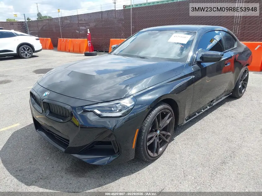 2024 BMW 230I VIN: 3MW23CM09R8E53948 Lot: 45251607