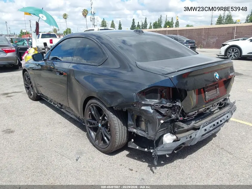 2024 BMW 230I VIN: 3MW23CM09R8E53948 Lot: 45251607