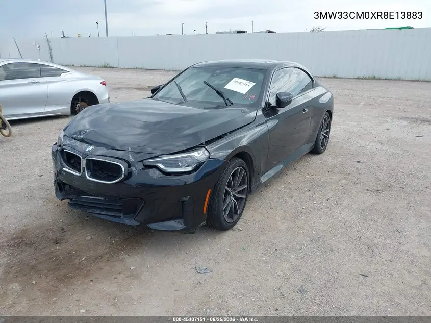 2024 BMW 230I xDrive VIN: 3MW33CM0XR8E13883 Lot: 45407151