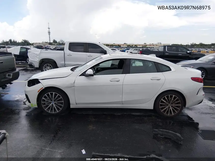 2024 BMW 228I Gran Coupe Sdrive VIN: WBA53AK09R7N68975 Lot: 45461831