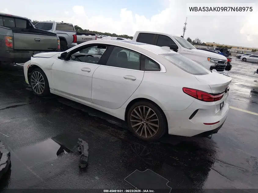 2024 BMW 228I Gran Coupe Sdrive VIN: WBA53AK09R7N68975 Lot: 45461831