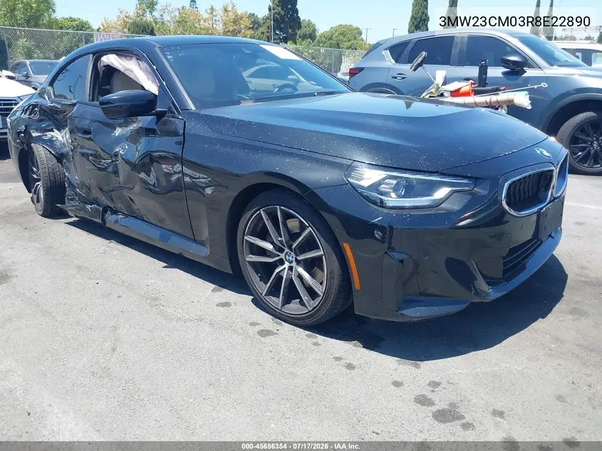2024 BMW 230I VIN: 3MW23CM03R8E22890 Lot: 45656354