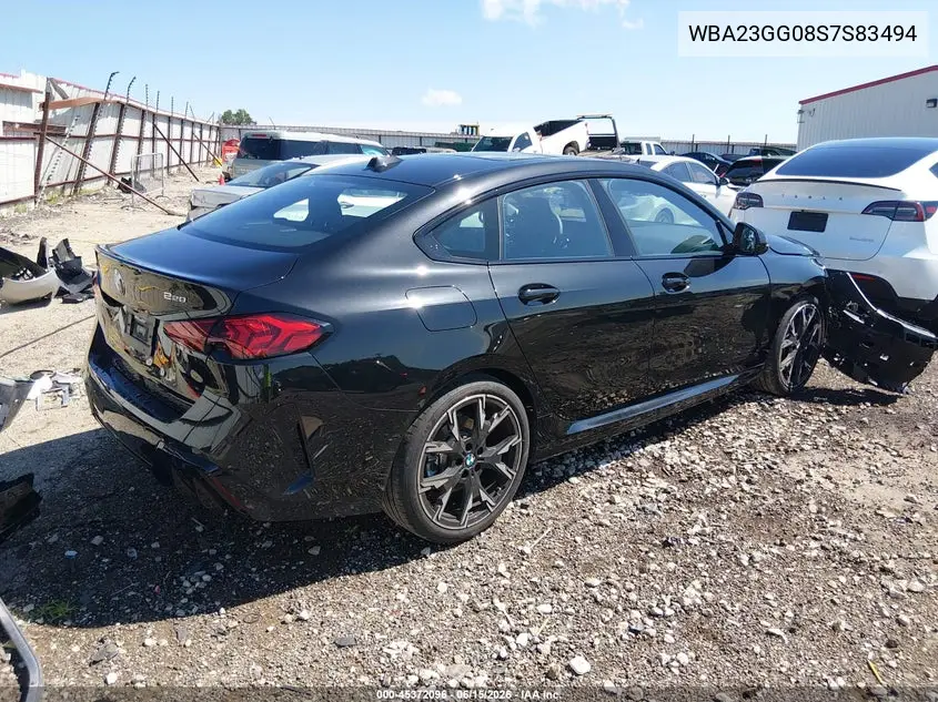 2025 BMW 228 Gran Coupe xDrive VIN: WBA23GG08S7S83494 Lot: 45372096