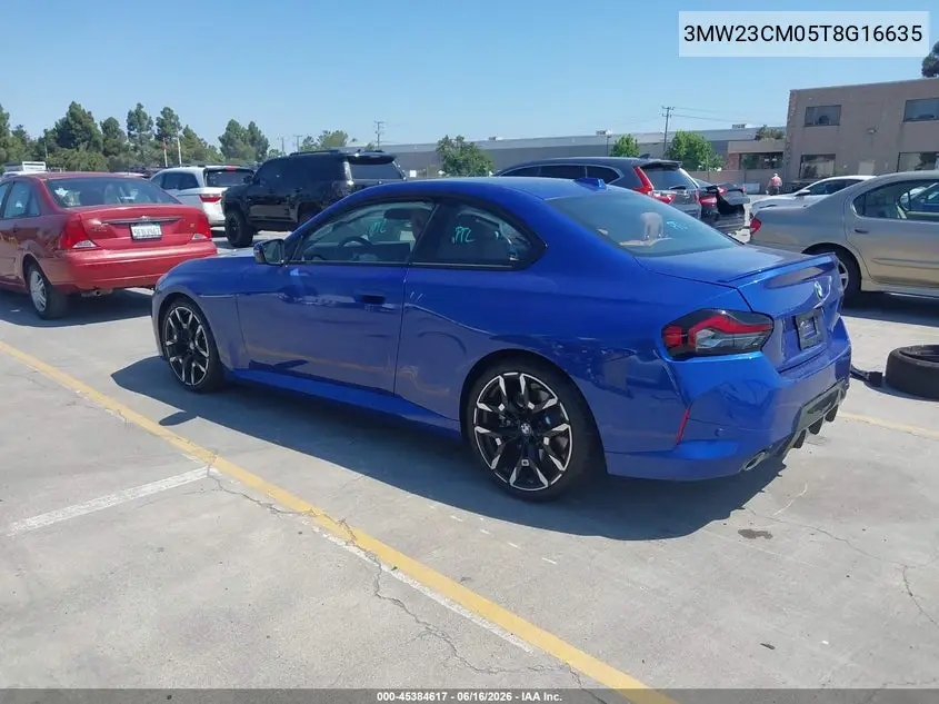 2026 BMW 230I VIN: 3MW23CM05T8G16635 Lot: 45384617