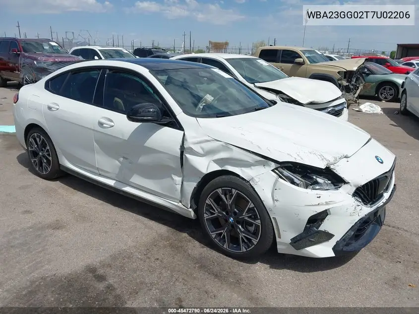 2026 BMW 228 Gran Coupe xDrive VIN: WBA23GG02T7U02206 Lot: 45472790