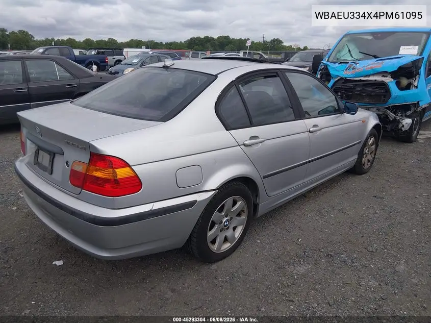 2004 BMW 325Xi VIN: WBAEU334X4PM61095 Lot: 45293304
