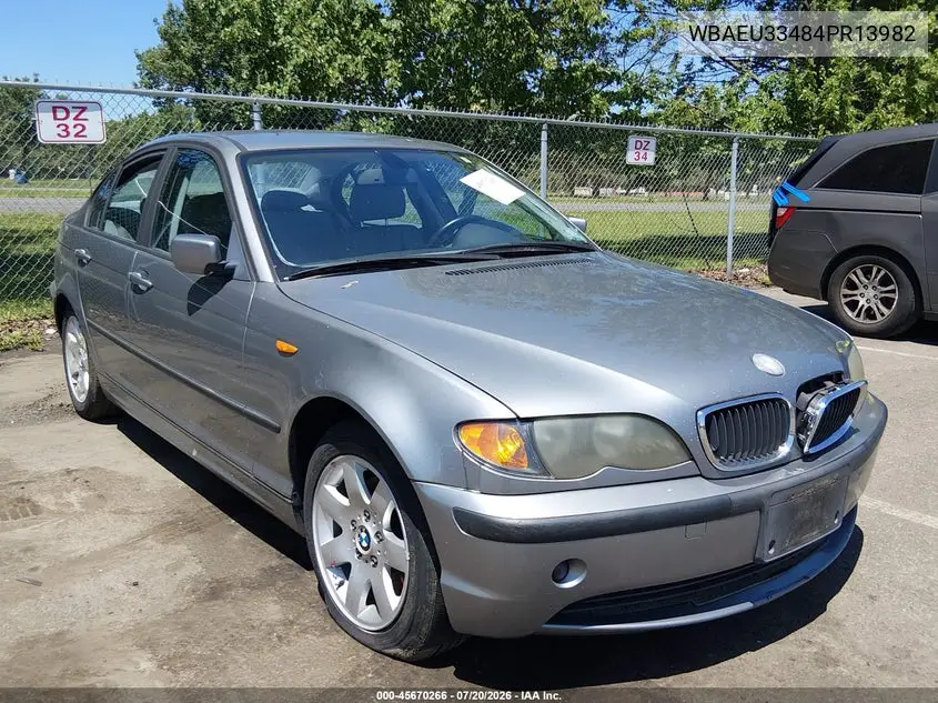 2004 BMW 325Xi VIN: WBAEU33484PR13982 Lot: 45670266