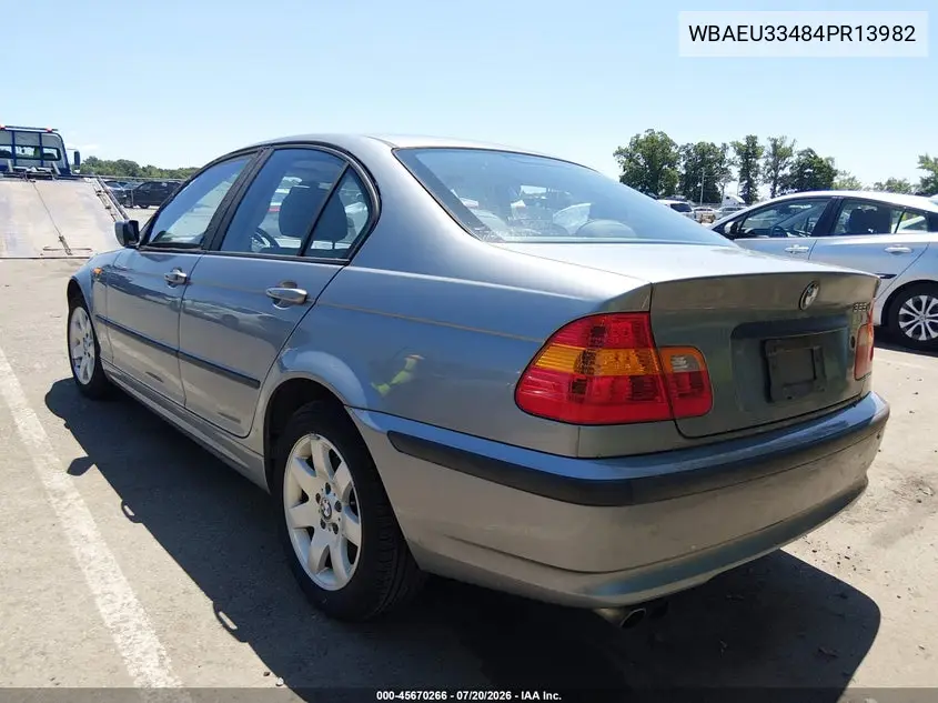 2004 BMW 325Xi VIN: WBAEU33484PR13982 Lot: 45670266
