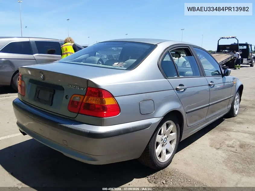 2004 BMW 325Xi VIN: WBAEU33484PR13982 Lot: 45670266