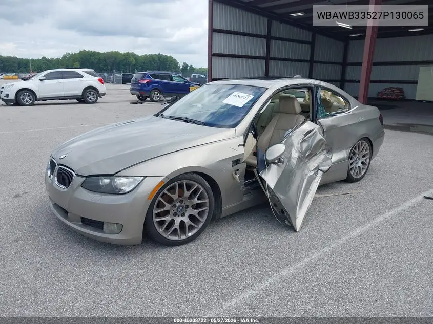 2007 BMW 328I VIN: WBAWB33527P130065 Lot: 45208722