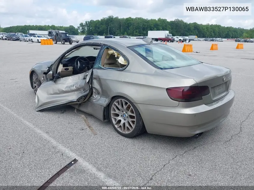 2007 BMW 328I VIN: WBAWB33527P130065 Lot: 45208722
