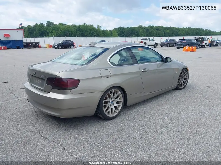2007 BMW 328I VIN: WBAWB33527P130065 Lot: 45208722