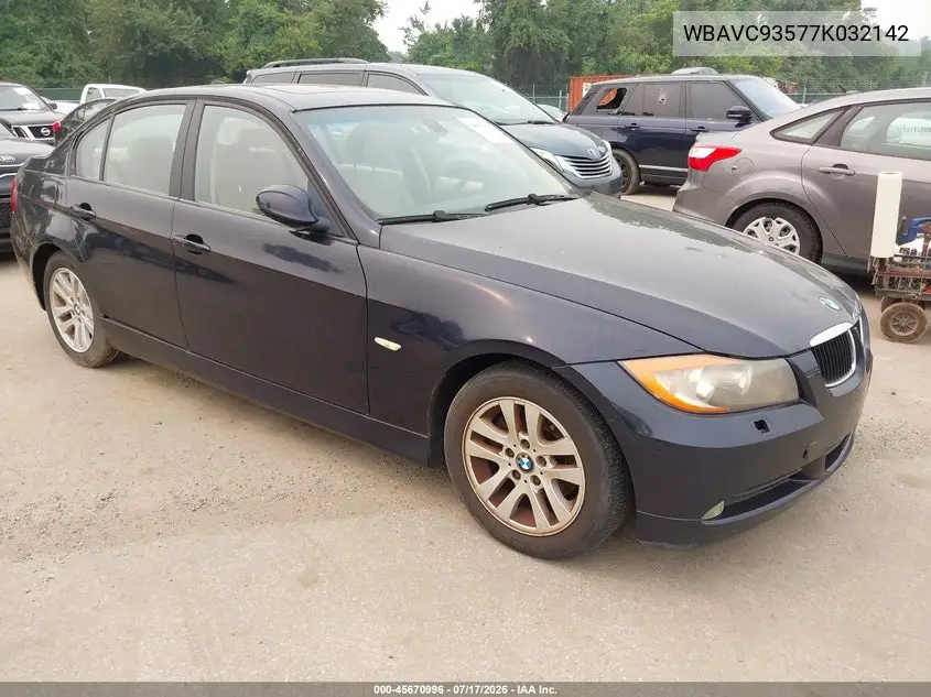 2007 BMW 328Xi VIN: WBAVC93577K032142 Lot: 45670996