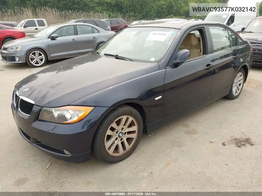 2007 BMW 328Xi VIN: WBAVC93577K032142 Lot: 45670996