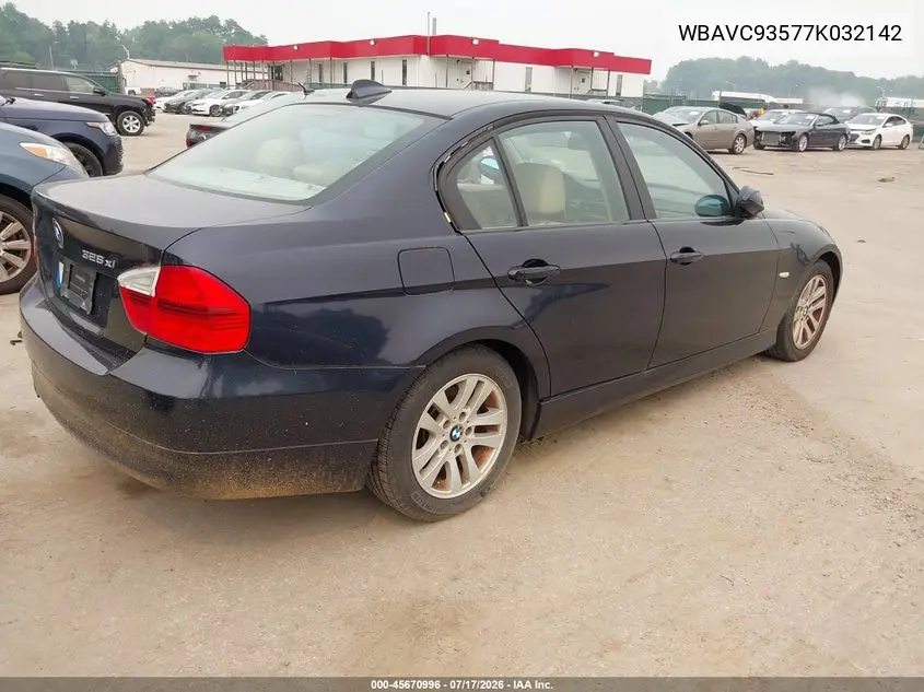 2007 BMW 328Xi VIN: WBAVC93577K032142 Lot: 45670996