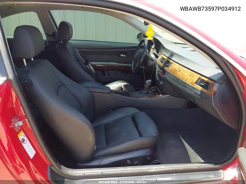 2007 BMW 335I VIN: WBAWB73597P034912 Lot: 45676658
