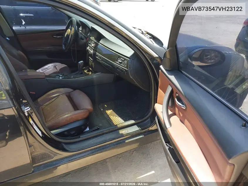 2007 BMW 335I VIN: WBAVB73547VH23122 Lot: 45691615