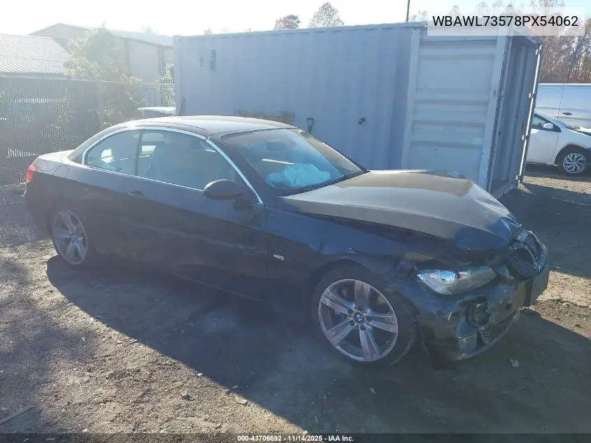 WBAWL73578PX54062 2008 BMW 335I