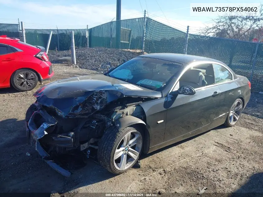 WBAWL73578PX54062 2008 BMW 335I