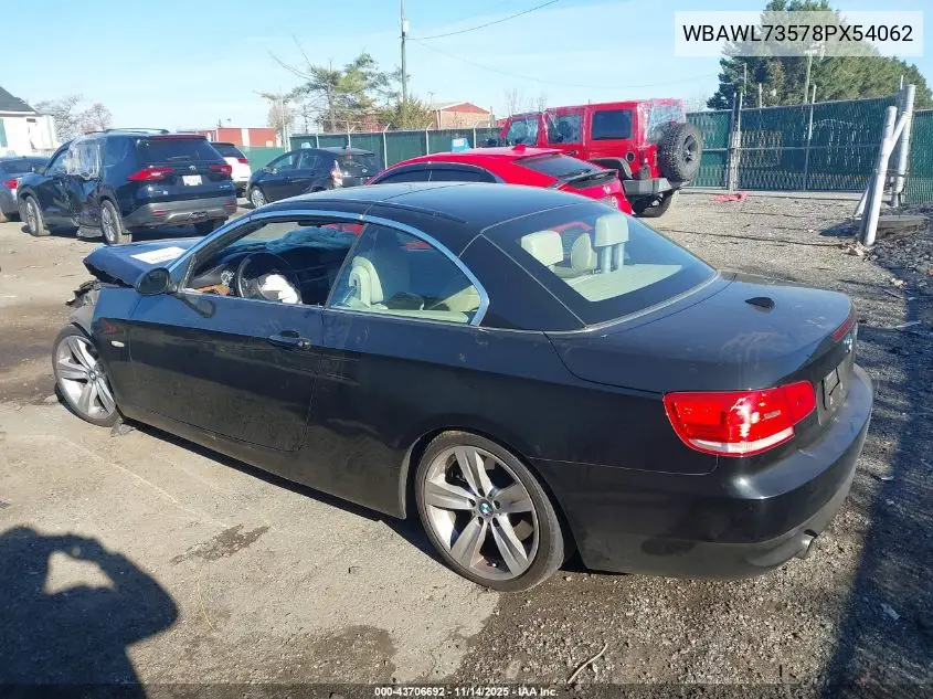 WBAWL73578PX54062 2008 BMW 335I