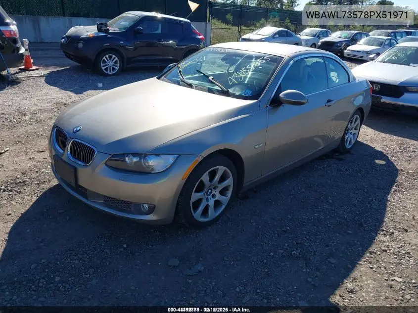 WBAWL73578PX51971 2008 BMW 335I