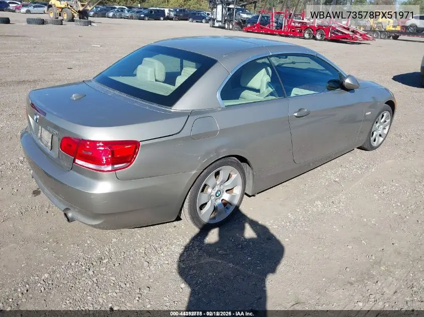 WBAWL73578PX51971 2008 BMW 335I