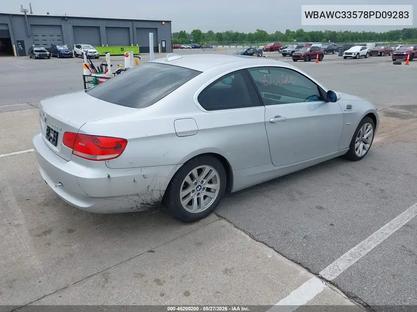 2008 BMW 328Xi VIN: WBAWC33578PD09283 Lot: 45200200