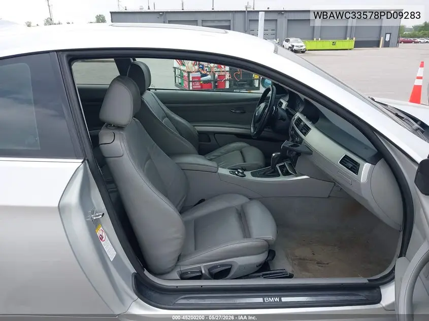 2008 BMW 328Xi VIN: WBAWC33578PD09283 Lot: 45200200