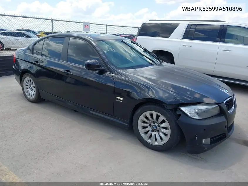 2009 BMW 328I xDrive VIN: WBAPK53599A510896 Lot: 45602712
