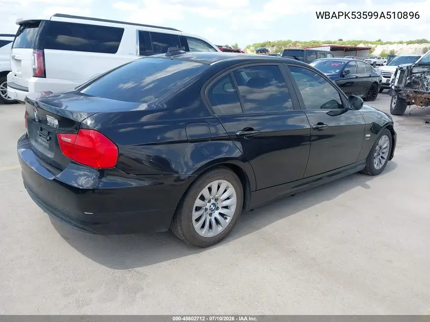 2009 BMW 328I xDrive VIN: WBAPK53599A510896 Lot: 45602712