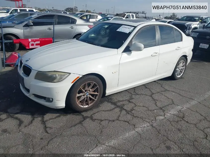 WBAPH7G51ANM53840 2010 BMW 328I