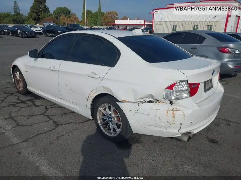 WBAPH7G51ANM53840 2010 BMW 328I